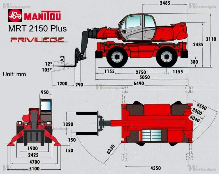 Afbeelding 21M - Manitou MRT 2150